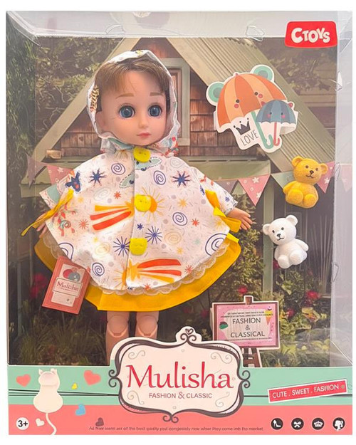 Mulisha Fashion & Classic Oyuncak Bebek Aksesuarlı 30 cm QJ136B
