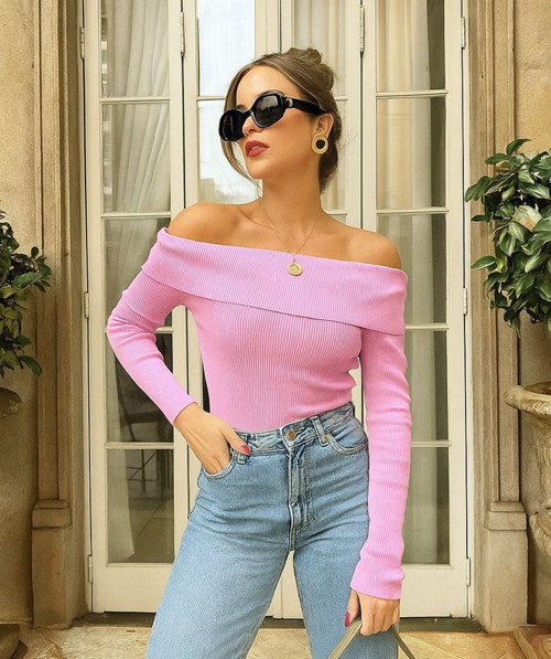 Madonna Yaka Bluz – Yeni Sezon – 8 Renk Seçenekli Şık ve Rahat Kadın Bluz