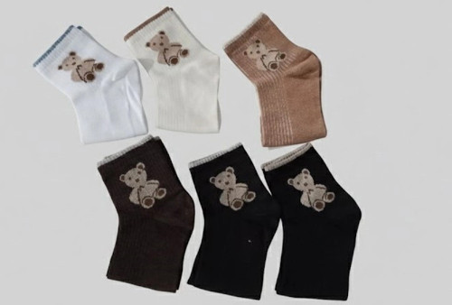 Ayıcıklı Bayan Patik Çorap