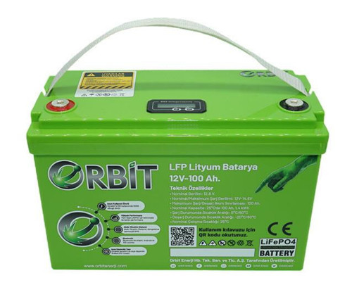 12V 100Ah Marin Lityum LiFePO4 Akü