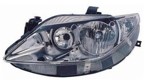Seat İbiza Ön Far Elektrikli Çift Reflektör Nikelajlı Sol 2008- (Oem No: 6J1941005D)