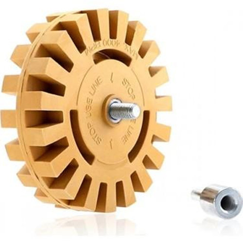 Çift Taraflı Bant ve Yapışkan Sökücü Disk 100 mmX 25mm – Kaplama, Etiket ve Folyo Temizleme Aparatı