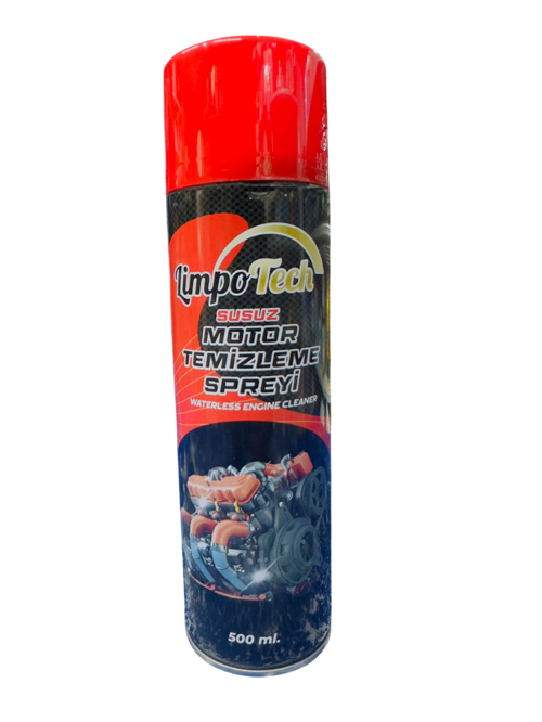 Susuz Motor Temizleme Spreyi 500 ml – Su Gerektirmeyen Yağ & Kir Çözücü