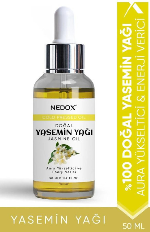 Yasemin Yağı %100 Doğal Bitkisel Aura Yükseltici & Enerji Verici Jasmine Oil 50 Ml