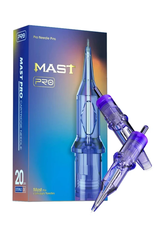 Mast Pro 1009RM 0,30 mm Kartuş Dövme İğnesi | Kutuda 20 Adet | Long Taper