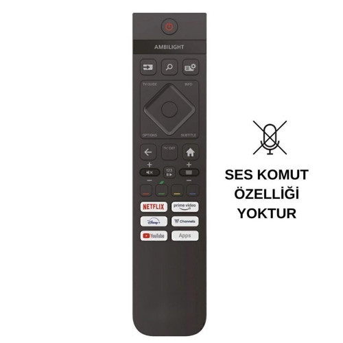 PHILIPS 55OLED909/12 Uyumlu Ses Komutsuz Android Led Tv Kumanda