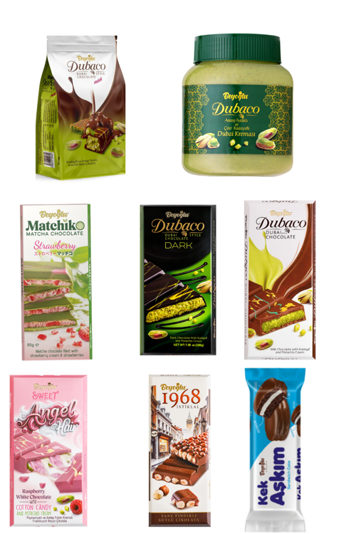 Beyoğlu Dubaco Ramazan Özel Dubai Çikolata Paketi – Antep Fıstıklı & Kadayıflı Premium Hediyelik Kutu
