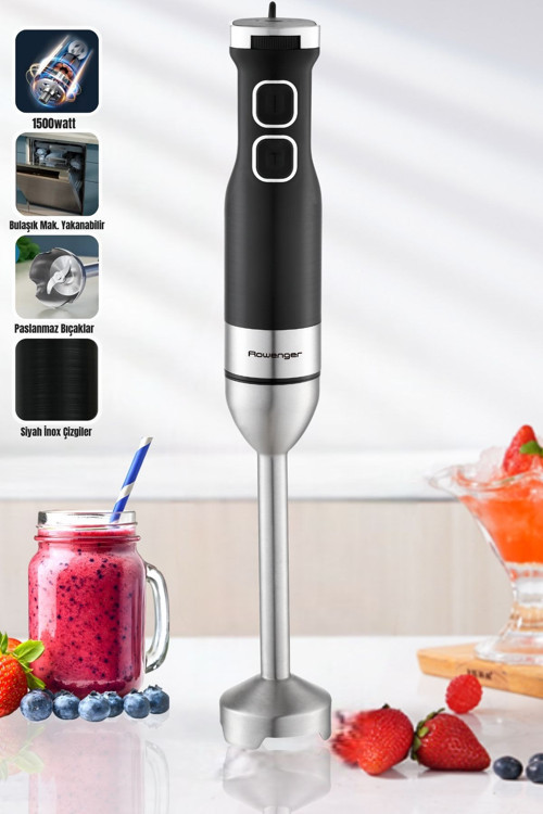 5000 Serisi Premium El Blender 1500watt Paslanmaz Çelik Hand Blender Çubuk Blender