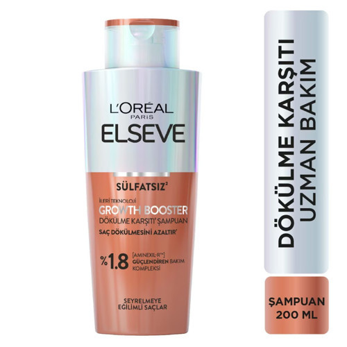 L'Oreal Paris Elseve Growth Booster Dökülme Karşıtı Şampuan 200 ml