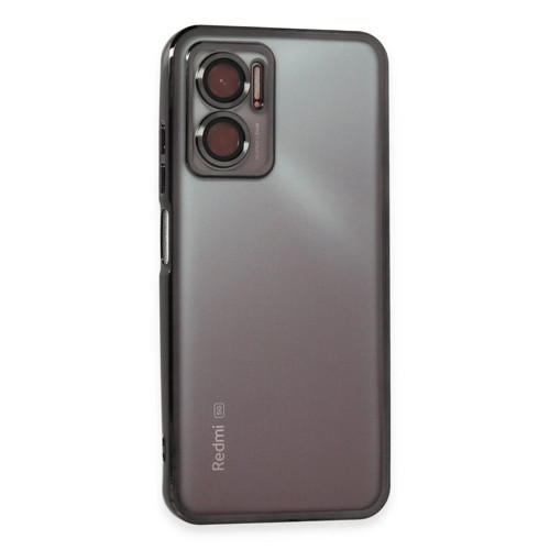 Xiaomi Redmi Note 11e Kılıf Razer Lensli Silikon - Siyah