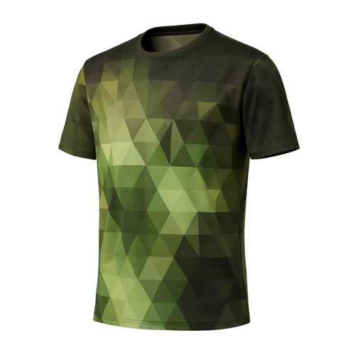 Kamuflaj Prizma Desenli Mikrofiber Tişört - Avcı Tişört - Hızlı Kurur