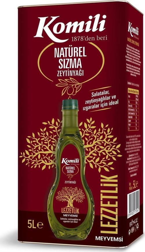 Sızma Meyvemsi Zeytinyağı 5 Lt Teneke