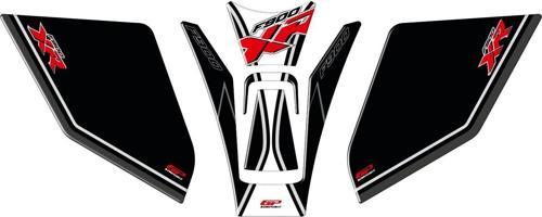 BMW F 900 XR 2021-2023 Uyumlu Tank Pad Seti Siyah-Beyaz