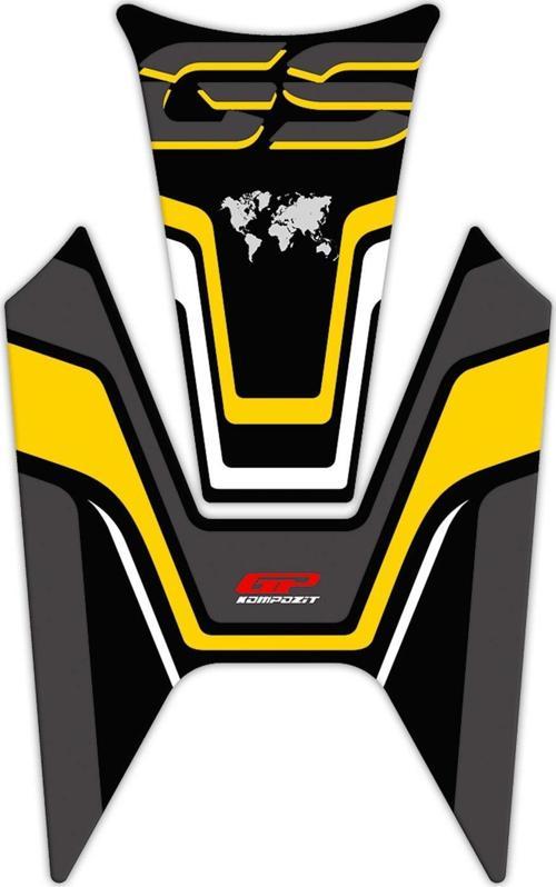 BMW R 1200 GS 2013-2023 Uyumlu Tank Pad Siyah-Sarı