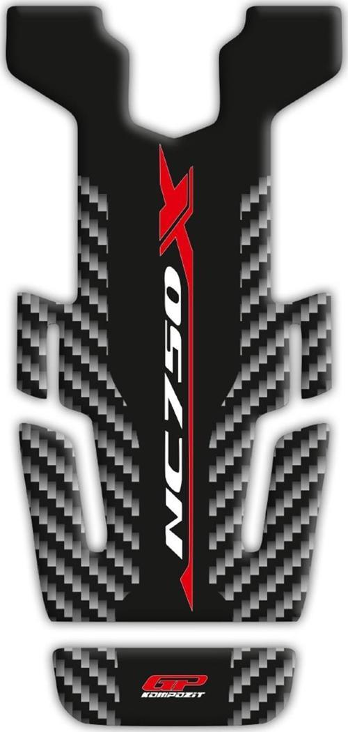 Honda NC 750 X 2016-2020 Uyumlu Tank Pad Siyah-Karbon