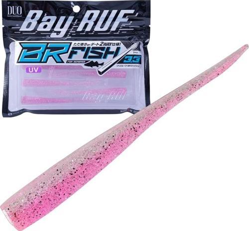 Bay Ruf BR Fish 3.3 Silikon Kuyruk 8.3 cm S042 UV Clear Pink (7 Adet)