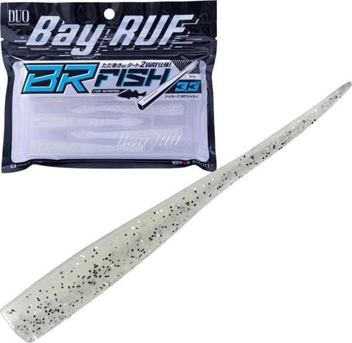 Bay Ruf BR Fish 3.3 Silikon Kuyruk 8.3 cm S047 Shirasu Pearl (7 Adet)