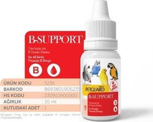 KUŞ VİT B- SUPPORT 30 ml.
