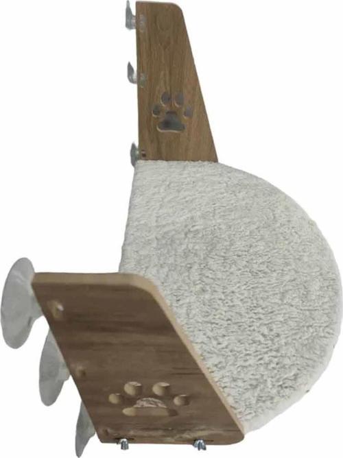 Cama Yapışan Ahşap Kedi Yatağı 52x34 Cm