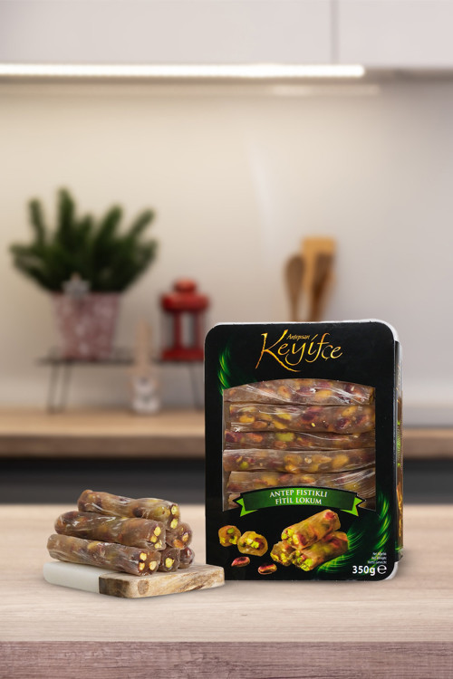 Antep Fıstıklı Fitil Lokum 350 G