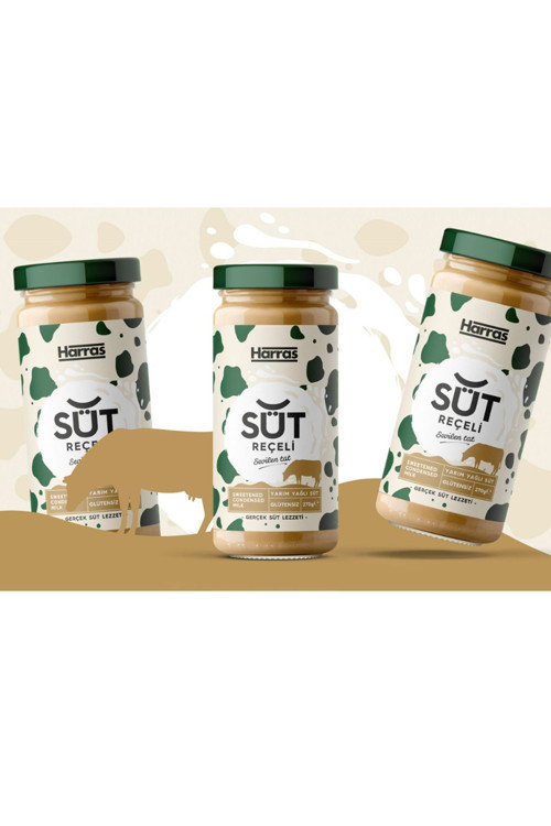 Süt Reçeli Glütensiz Yarım Yağlı 3 x 270 gr