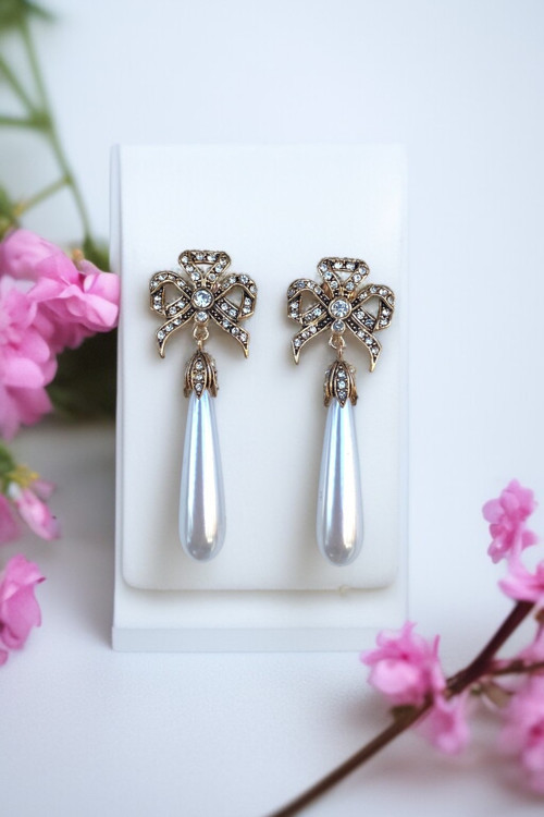 Su Damlası İnci Küpe