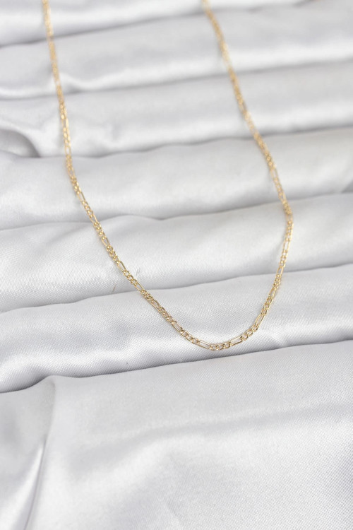 CM 14K Gold Renk 60 cm Zincirli Kadın Kolye