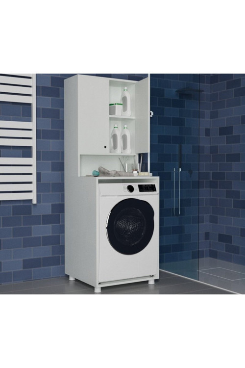 FAİR ÇAMAŞIR MAKİNE DOLABI BEYAZ AFM110