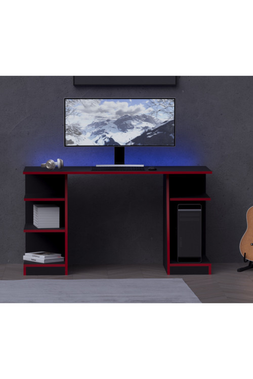 KRONOS OYUNCU MASASI - BİLGİSAYAR MASASI - GAMER MASASI - 59x136 Cm AFM181