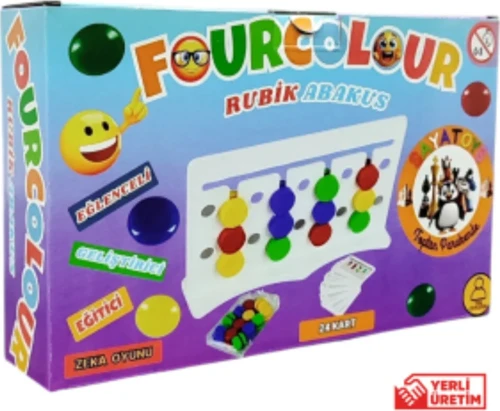 Saki Toys Four Colour Game Zeka Strateji Görsel Algı Aile Kutu Oyunu
