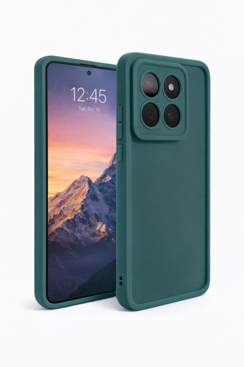 mi 14T Uyumlu Kamera Çıkıntılı Mat Silikon Telefon Kılıfı