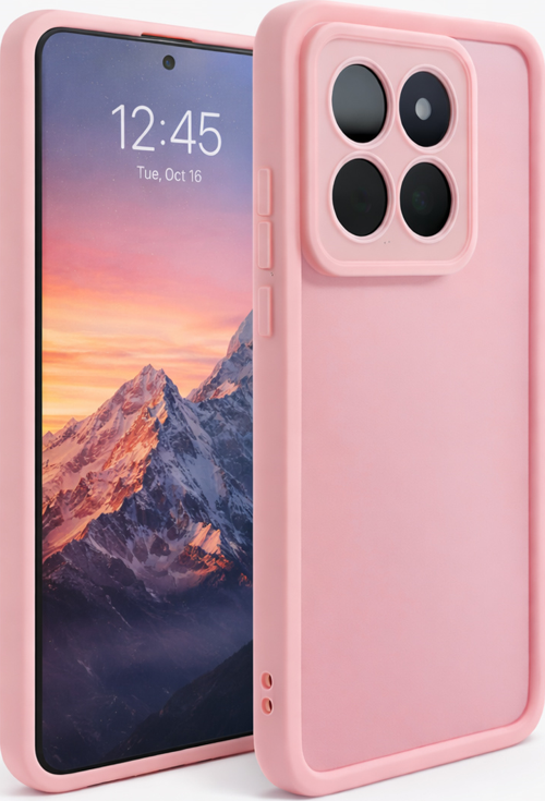 mi 14 pro Uyumlu Kamera Çıkıntılı Mat Silikon Telefon Kılıfı