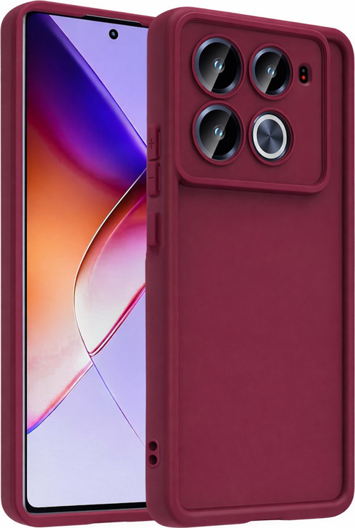 infinix Note40Pro 4G/5G VE Note40Pro+ 5G Uyumlu Kamera Çıkıntılı Mat Silikon Telefon Kılıfı