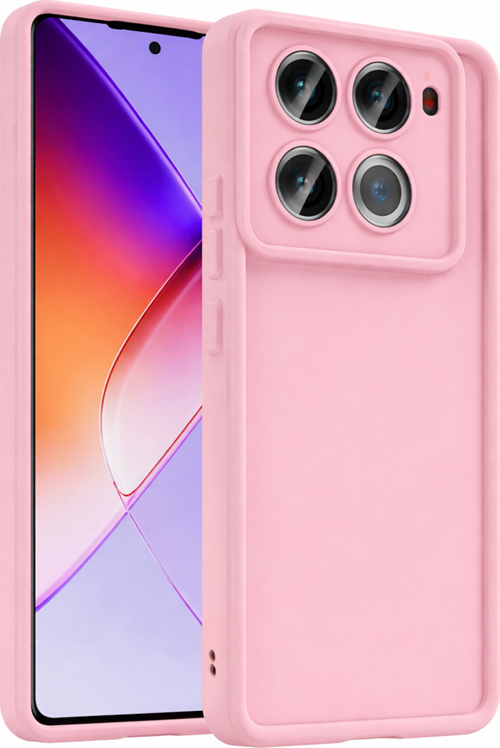 infinix Note40Pro 4G/5G VE Note40Pro+ 5G Uyumlu Kamera Çıkıntılı Mat Silikon Telefon Kılıfı
