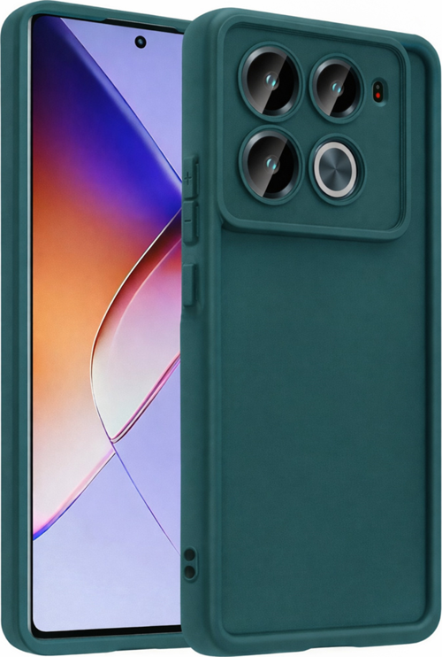 infinix Note40Pro 4G/5G VE Note40Pro+ 5G Uyumlu Kamera Çıkıntılı Mat Silikon Telefon Kılıfı