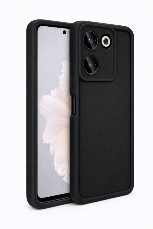 Tecno Camon20-4G/Camon20Pro-4G Uyumlu Kamera Çıkıntılı Mat Silikon Telefon Kılıfı