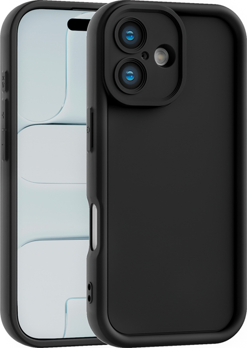 iPhone 16 PLUS Uyumlu Kamera Çıkıntılı Mat Silikon Telefon Kılıfı