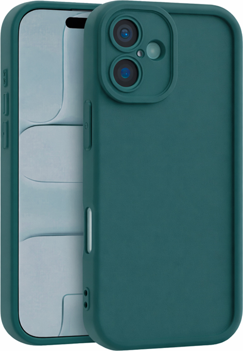 iPhone 16 PLUS Uyumlu Kamera Çıkıntılı Mat Silikon Telefon Kılıfı