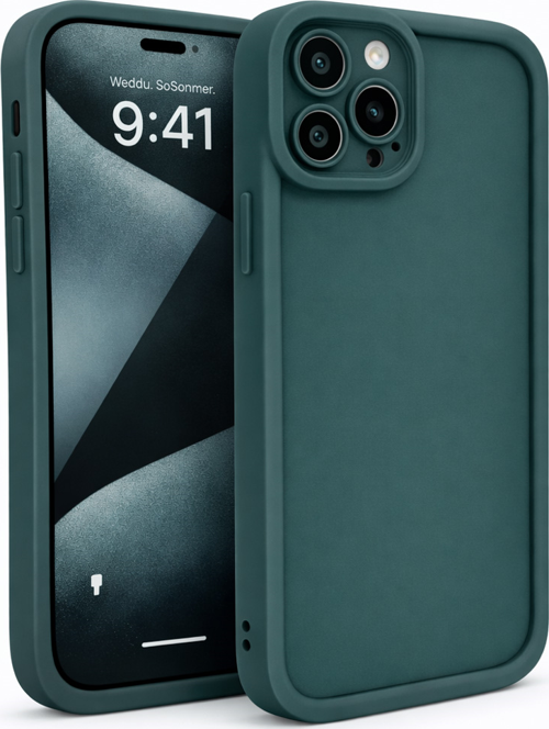 iPhone 16 PRO Uyumlu Kamera Çıkıntılı Mat Silikon Telefon Kılıfı