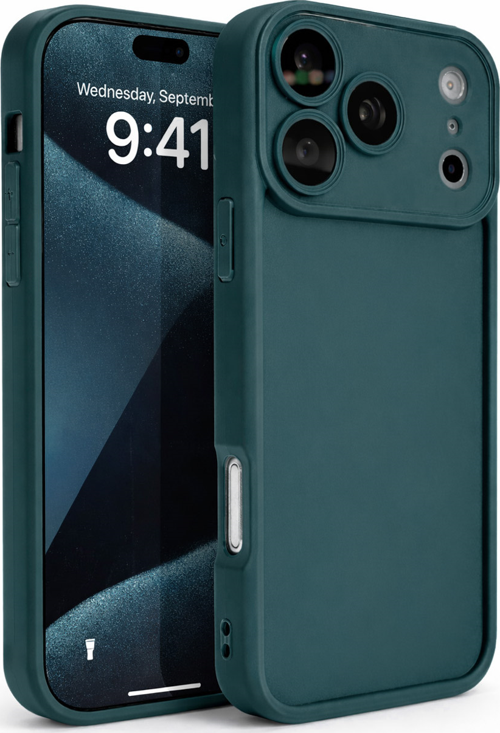iPhone 17 PRO MAX Uyumlu Kamera Çıkıntılı Mat Silikon Telefon Kılıfı