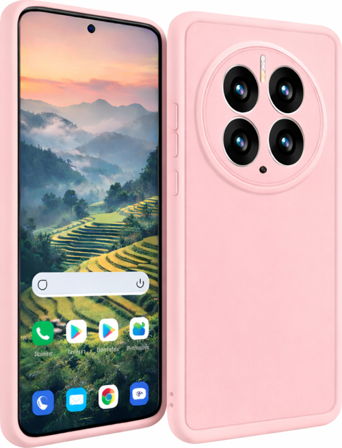 Huawei Mate 50 pro Uyumlu Kamera Çıkıntılı Mat Silikon Telefon Kılıfı