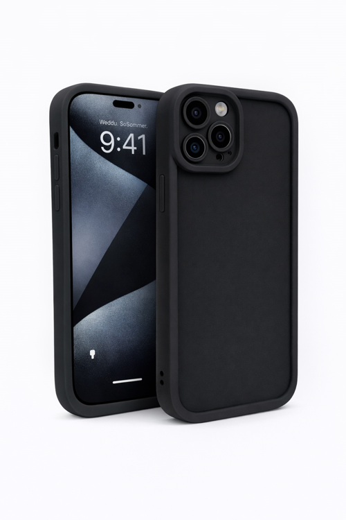 iPhone 16 PRO Uyumlu Kamera Çıkıntılı Mat Silikon Telefon Kılıfı