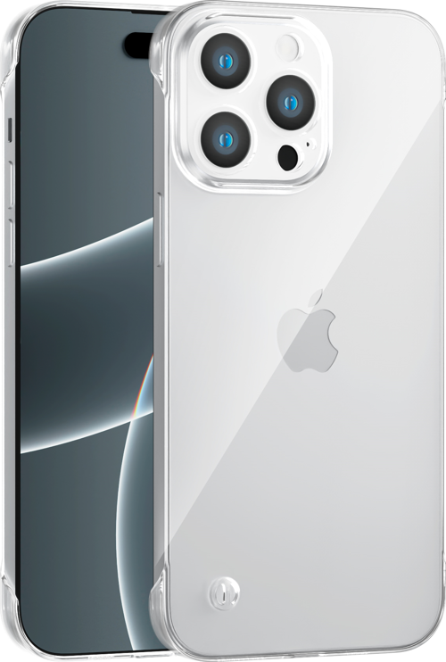 iPhone 14 Pro Max Uyumlu Kamera Korumalı Yanları Açık Sararmaz Sert Mika Şeffaf Kılıf