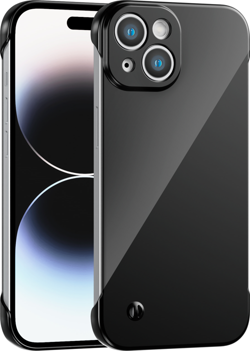 iPhone 13 Uyumlu Kamera Korumalı Yanları Açık Sararmaz Sert Mika Şeffaf Kılıf