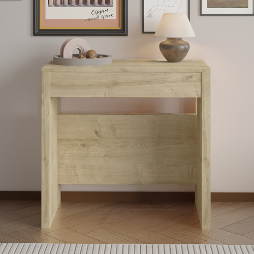 Nivo Modüler Açılır Yemek Masası – Modern Dresuar & Çok Amaçlı Masa,Kapalı 44 cm - Açık 116 cm