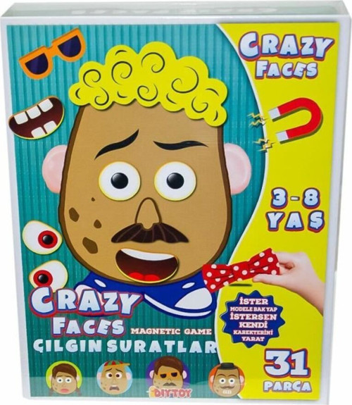 CLZ193 1631546 Eğlenceli Suratlar - Dıy Toy
