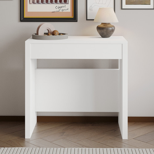 Nivo Modüler Açılır Yemek Masası – Modern Dresuar & Çok Amaçlı Masa,Kapalı 44 cm - Açık 116 cm