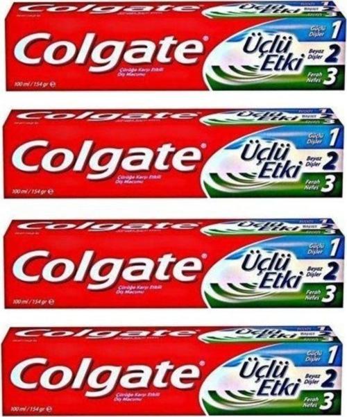 Üçlü Etki Diş Macunu 100 ml 4 lü