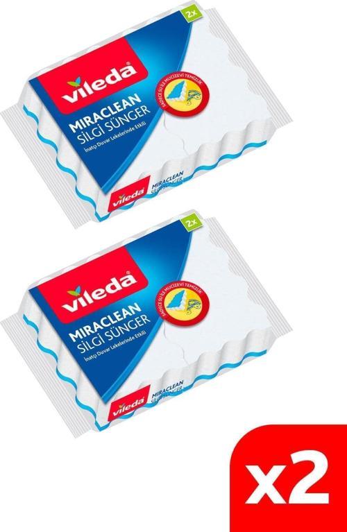 2 Paket 2'Li Miraclean Silgi Sünger
