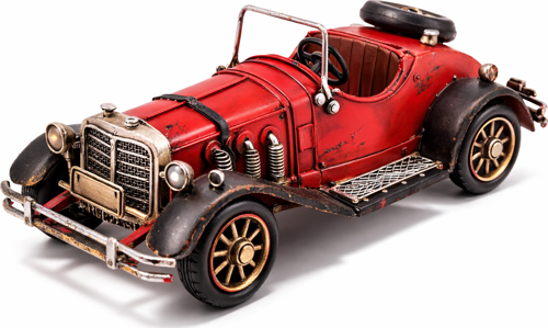 Vintage Metal Cabriolet Dekoratif Araba – Ofis Prestij Dekoru & Erkeklere Özel Hediye – Retro Koleksiyon Modeli